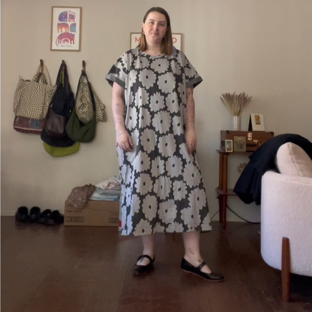 Ilana Kohn Bri Dress in Chalk Daisy 3X